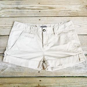 Khaki Express Roll Up Shorts